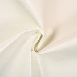 Ткань Дерматин (Кожзам) для мебели, цвет Белый (на отрез)  в Волжском