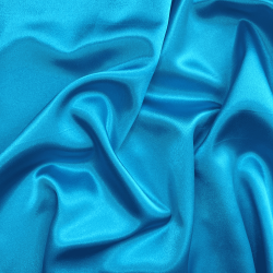 *Ткань Атлас-сатин, цвет Голубой (на отрез)  в Волжском