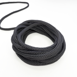 Шнур для одежды d-4.5мм, цвет Серый (на отрез)  в Волжском