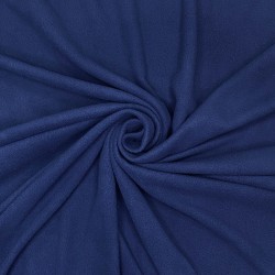 Флис Односторонний 130 гр/м2, цвет Темно-синий (на отрез)  в Волжском
