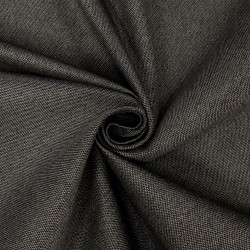 Ткань Рогожка (мебельная), цвет Тёмно-Серый (на отрез)  в Волжском