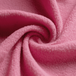 Флис Односторонний 130 гр/м2, цвет Розовый (на отрез)  в Волжском