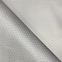 Ткань Оксфорд 300D PU Рип-Стоп СОТЫ, цвет Светло-Серый (на отрез)  в Волжском