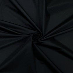 Ткань Дюспо 240Т WR PU Milky, цвет Черный (на отрез)  в Волжском