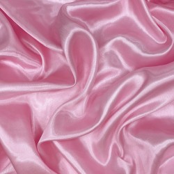 Ткань Атлас-сатин, цвет Розовый (на отрез)  в Волжском