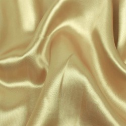 Ткань Атлас-сатин ЛЮКС, цвет Золотой (на отрез)  в Волжском