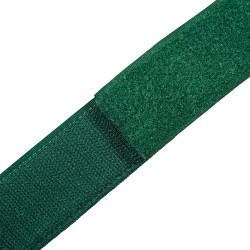 Контактная лента 40мм (38мм) цвет Зелёный (велькро-липучка, на отрез)  в Волжском