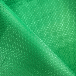 Ткань Оксфорд 300D PU Рип-Стоп СОТЫ, цвет Зелёный (на отрез)  в Волжском
