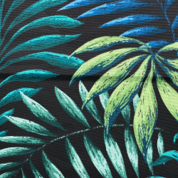 Интерьерная ткань Дак (DUCK), принт &quot;Тропические листья&quot; (на отрез)  в Волжском