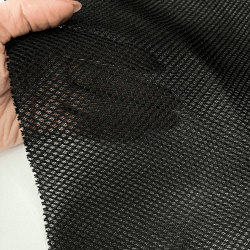 Сетка 3D трехслойная Air mesh 165 гр/м2, цвет Черный (на отрез)  в Волжском