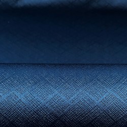 Ткань Блэкаут для штор светозатемняющая 100% &quot;Орнамент Синий&quot; (на отрез)  в Волжском